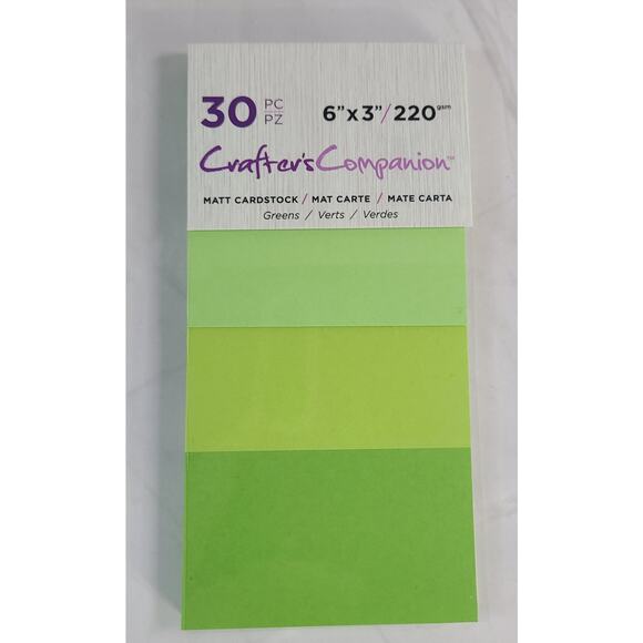 Crafters Companion Cardstock  Lot of 10 Packs - 3 x 6 Assorted Colors - Picture 7 of 15